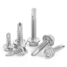 410 SS Hexagon Roof Self-drilling Screws M4.2 M5.5 M6.3 Hex Flange Head Self Drilling Screw